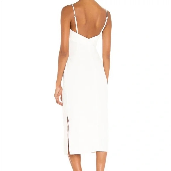 BHLDN Feather-Embellished Midi Dress - Picture 4 of 5